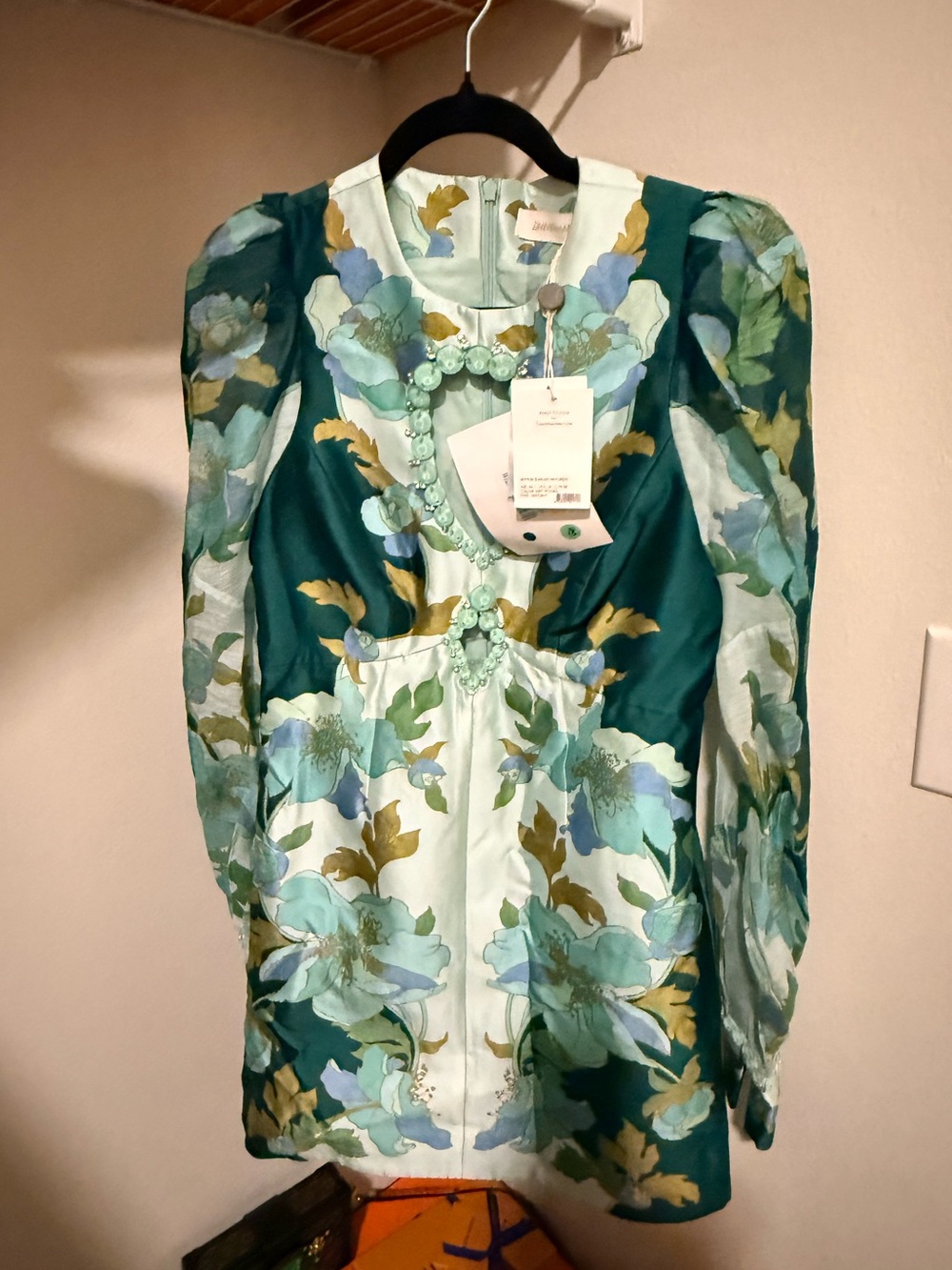 🔥 Zimmermann Rhythm Jeweled Mini Dress BNWT - Picture 4 of 8